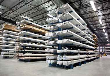 倉庫の産業金属の多重レベルの片持梁製材貯蔵の棚