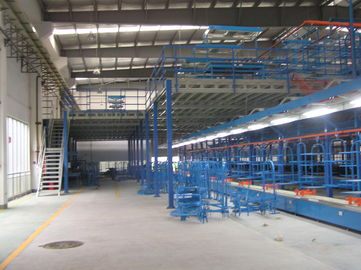 二重/三倍の青/灰色の産業中二階床は、500kg - 1000kg 水平になります
