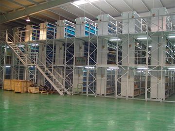 緩い貨物在庫の中二階の 2-3 床の灰色および大きい容量の鋼鉄ラッキング システム