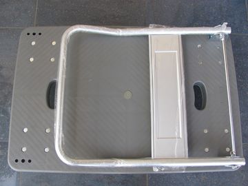 青/灰色の容量 150kg の記号論理学の椎体の 折り畳み式の プラスチック トロリー