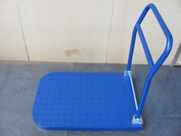 150kg/300kg 手すりが付いている 折り畳み式の 鋼鉄トロリー倉庫装置
